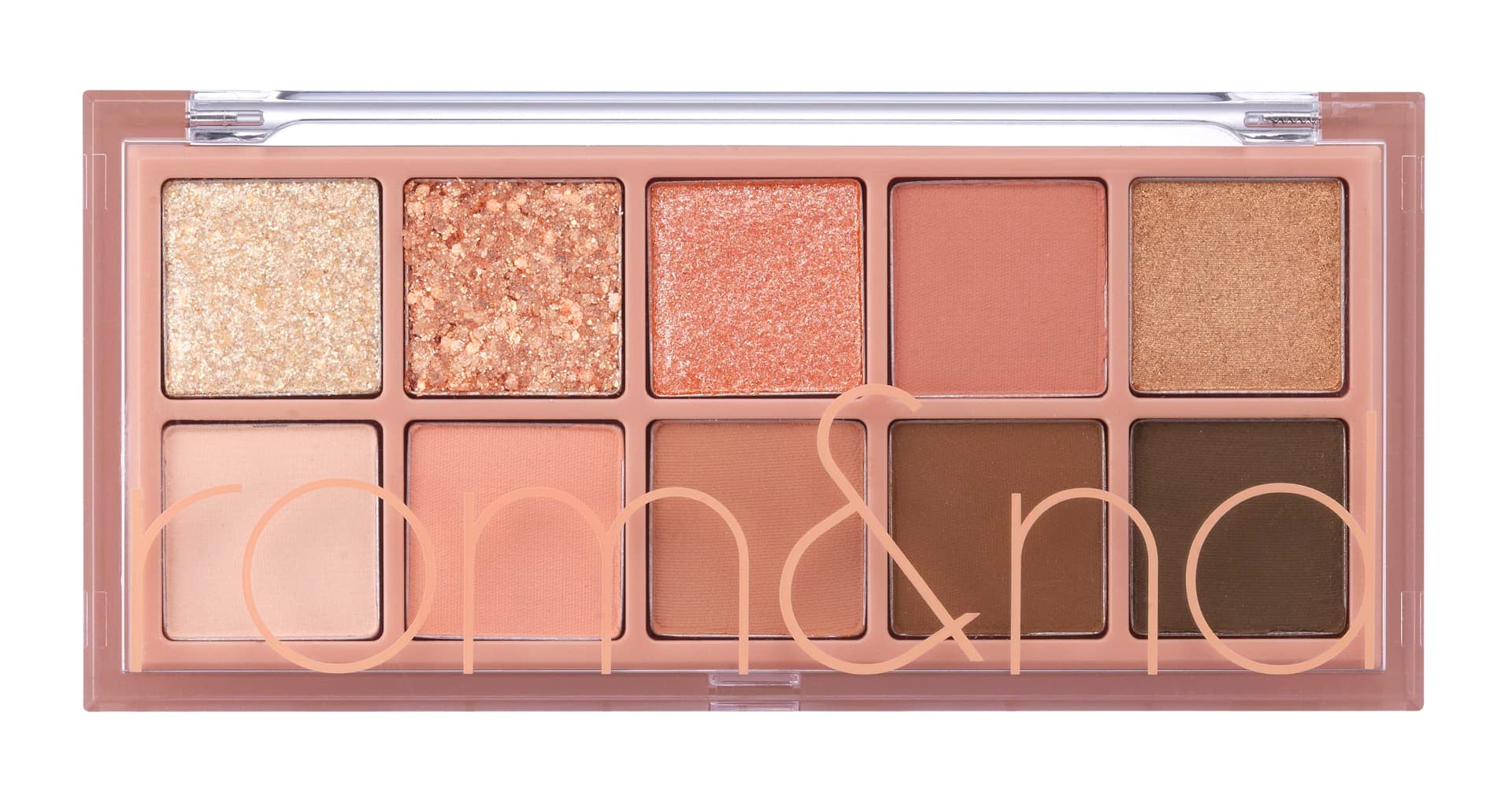 ROM&ND - Paleta de Sombras 01 Pampas Garden con 10 Tonos Mate y Brillantes - Image 1
