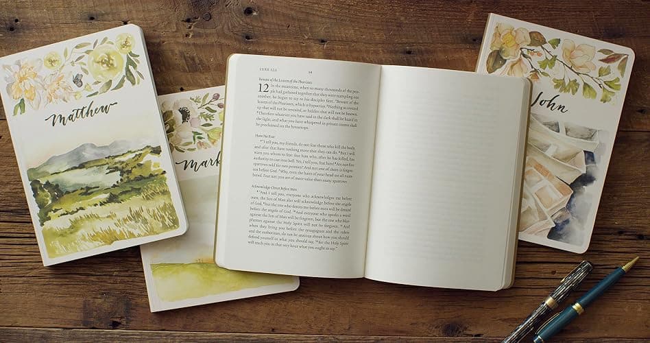 ESV Scripture Journal: New Testament Set (Artwork by Ruth Chou Simons) (Paperback) thumbnail 2