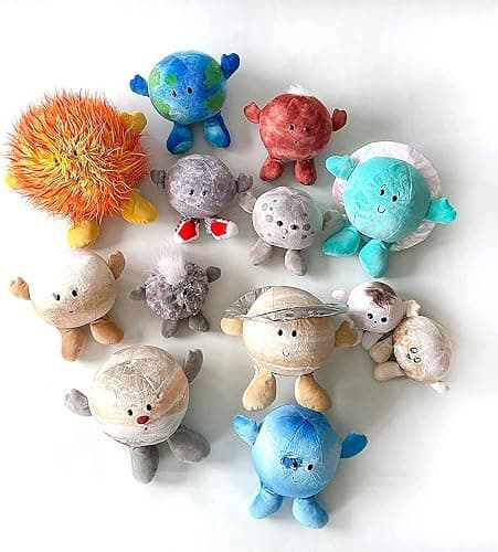 Celestial Buddies Plush Solar System Set 12 Piece Buddy Science Astronomy Space Educational Stuffed Planet Toys thumbnail 5