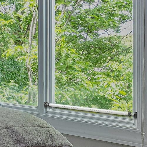 Aglaiprty 2 Pcs Sliding Glass Door Security Bar,Adjustable Security Bar (Updated Model(16.5-51 inch)), White, Sec-2 thumbnail 4