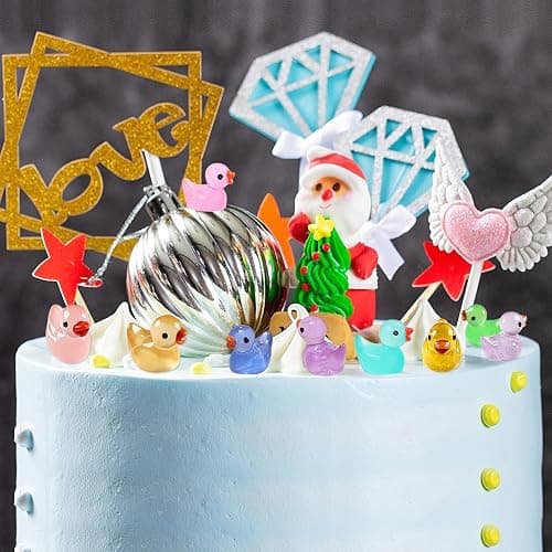 225 Pcs Mini Resin Ducks Bulk, Glow in The Dark Tiny Duck Figurines for Miniature Dollhouse Decor, Fairy Garden, Aquarium Landscape, DIY Crafts, Party Favors, Hide & Seek Game, Classroom Activities thumbnail 7