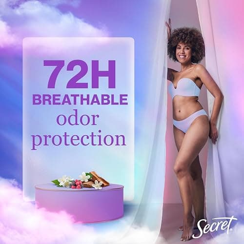 Secret Fresh Antiperspirant Deodorant for Women, 72hr Breathable Sweat & Odor Protection, Instant Freshness & Gentle, PH Balancing Minerals, Clear Gel, Refreshing Berry Scent, 2.6 oz (Pack of 2) thumbnail 3