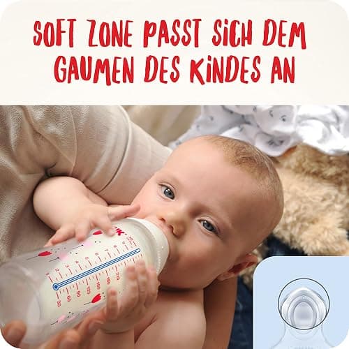 NUK First Choice+ Babyflaschen Starter Set | 0–6 Monate | 4 Flaschen mit Temperature Control & Flaschenbox | Anti-Colic Air System | BPA-frei | Disney Winnie Puuh - 4 stück (1er Pack) - Winnie Puuh thumbnail 5