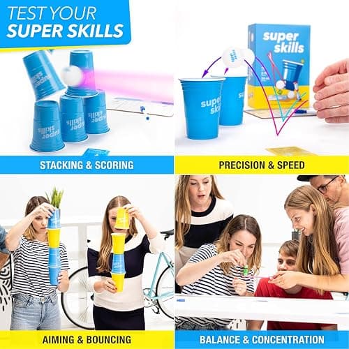 Super Skills - Action Game for Competitive People - Beat Your Friends at 120 Challenges - Fun Group Activity for Family Night or Party with Kids, Teen thumbnail 5