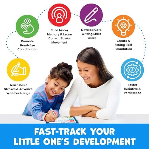Preschool Learning Activities - Tracing Books for Kids Ages 3-5 - Toddler Handwriting Practice - Letter Tracing for Kids Preschool Kindergarten 3-4, 4-5 - 3 year old boy gift - Gifts for Grandkids thumbnail 8