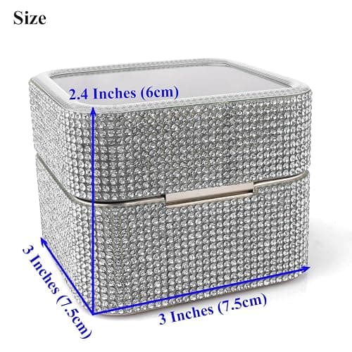 Cellentool Nail Drill Bits Holder Rhinestone Case Box- 25 Holes Dustproof Portable Storage Box Efile Nail Bits Displayer Organizer Container for Manicure Tools thumbnail 2