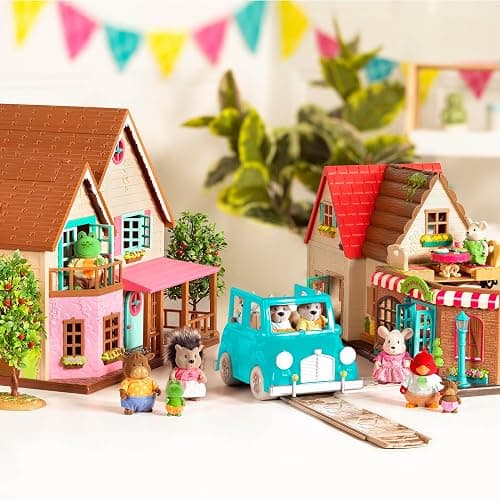 Li’l Woodzeez – Animal Figurines – Toy Cat – Collectible Figurines – Figurine Playset for Kids – 3+ Years– The Whiskerelli Cats thumbnail 8