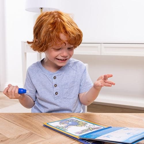 Melissa & Doug On The Go Water Wow! Mess Free Coloring Book, Reusable Water-Reveal Activity Pad, Dinosaurs, Travel Toys, Party Favors, for Toddlers & Kids Ages 3+ thumbnail 3
