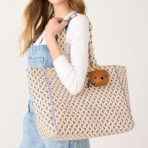Vera Bradley Premium Cotton Hathaway Tote Bag thumbnail 6
