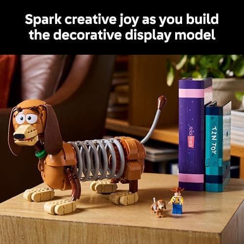 LEGO Disney and Pixar Toy Story Slinky Dog Bookends - Building Set for Adults, Ages 18+ - Disney Gifts for Fans - Bedroom, Shelf or Office Decor - 43301 thumbnail 2