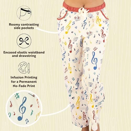 Lazy One Pajamas for Women, Cute Pajama Pants and Top Separates thumbnail 4