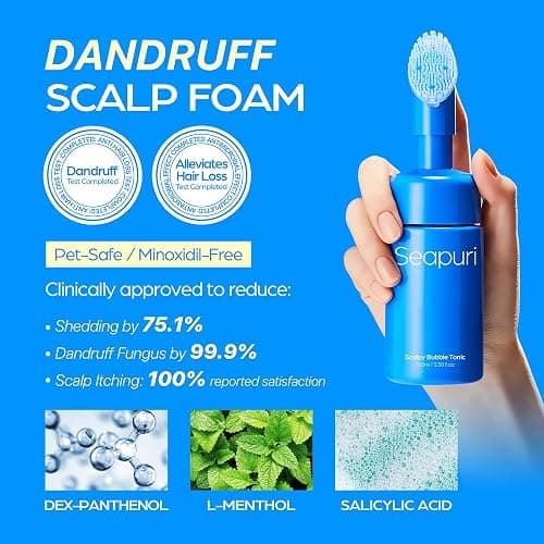 Seapuri Scalp Care Set – Hair Growth Serum & Scalp Bubble Tonic thumbnail 5