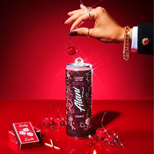 Alani Nu Cherry Bomb, Sugar Free, Low Calorie Energy Drinks, 200mg Caffeine (pack of 12) thumbnail 4