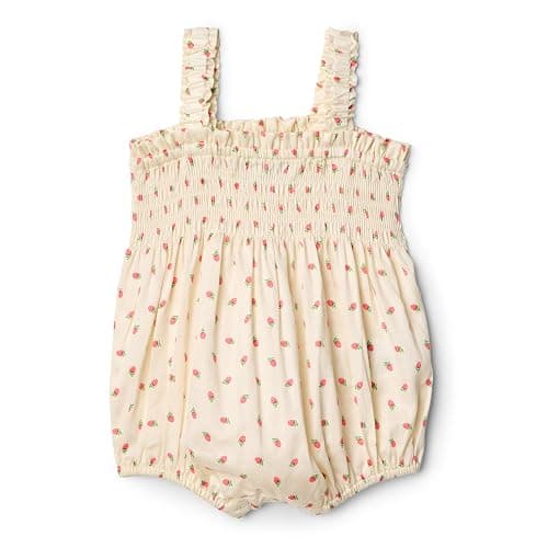 Amazon Essentials x Sofia Grainge Baby Girls' Woven Sleeveless Romper - Image 1