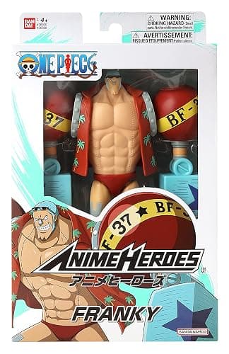 BANDAI One Piece Figures Franky Action Figure | Articulated 17cm Figure with Accessory Display Stand | Pirate Toys Gift thumbnail 2
