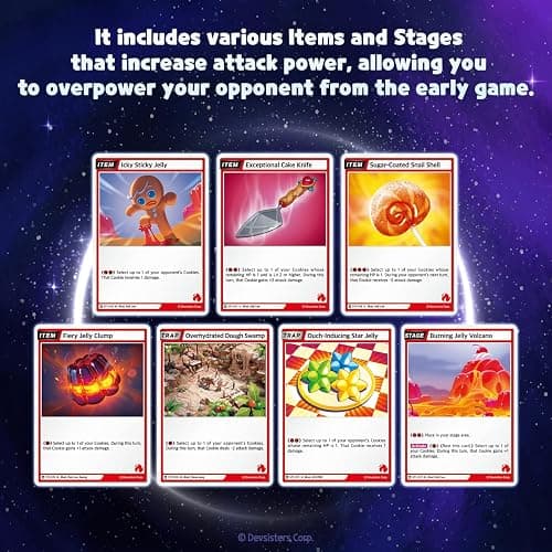 CookieRun Trading Card Game: Starter Deck Red | 2 Player Competitive TCG | 20 Minutes | Includes 60 Cards thumbnail 5