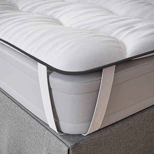 CASABEL Surmatelas Nuage 140 x 190 cm en Microfibre - Confort Optimal - Moelleux, Anti-acarien, Respirant- pour Matelas 2 Places Adulte et Enfant, Clic Clac, BZ thumbnail 7