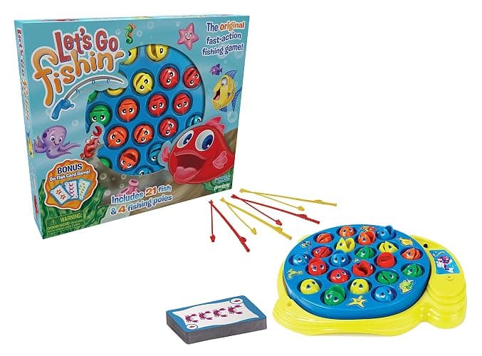 Pressman 58 Let's Go Fishin' Combo Game, Includes Go Fish Card Game thumbnail 3