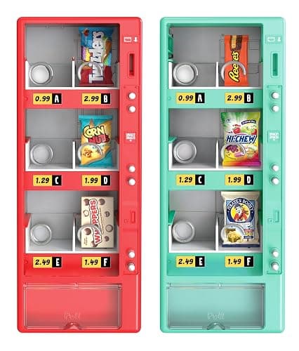 MGA's Miniverse Real Brands Vending Machine (Red), Interactive Display & Storage Playset with Exclusive Mini Food Brands, Refillable, Collectible Miniatures, Ages 8+ thumbnail 6