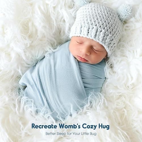 GRSSDER 3 Pack Newborn Swaddle Blanket, Ultra Soft Stretchy Jersey Knit Extra Large Size 33 x 44 Receiving Blankets for Easy Swaddling Baby Snug and Cozy, Comfortable and Lightweight for All Seasons thumbnail 9
