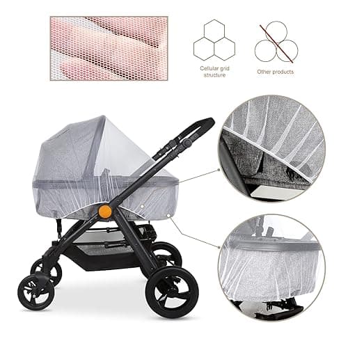 LEMESO Zanzariera universale per carrozzino/navicella thumbnail 7