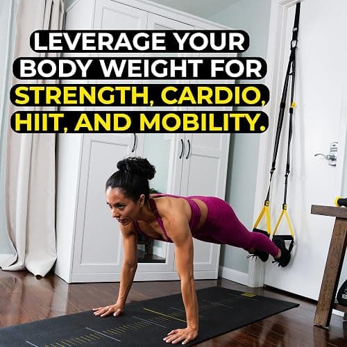 TRX All-In-One Home Gym System – Complete Suspension Training Kit for Strength Training, HIIT & Full-Body Workouts at Home or Outdoors, Includes Indoor & Outdoor Anchors thumbnail 3