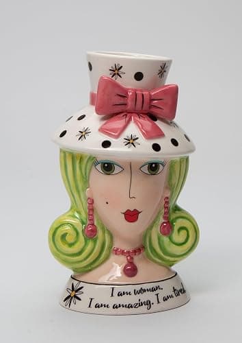 Cosmos Gifts 62610 "I' am Woman. I' am Amazing. I' am Tired Lady Makeup Brush Holder/Vase thumbnail 3
