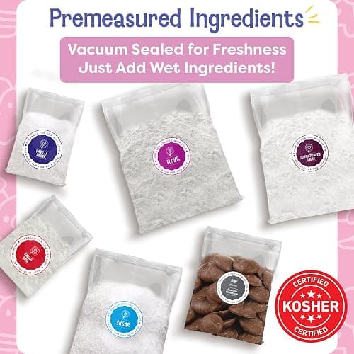 Baketivity x Duff Goldman Monster Cupcakes Baking Kit for Kids | Cooking Set with Premeasured Ingredients, Decorating Supplies, STEM Activities - Creative Treats Perfect for Girls and Boys thumbnail 4
