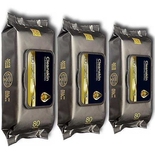 CleanSkin Cleansing Green Soap Wipes for Tattooing All in One Solution to Heal and Clean, Tattoo Soap for PMU & Piercing, Alcohol and Fragrance Free, Unscented, 80 Count (Pack of 3) - Image 1