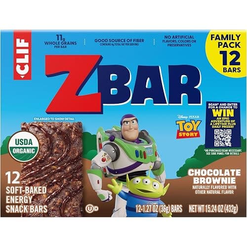 Zbar Chocolate Brownie Soft-Baked Snack Bars, Organic Granola Bars, 12ct | USDA Organic, No Artificial Flavors, Colors, or Preservatives, Non-GMO, 11g Whole Grains, Snacks for Kids thumbnail 12