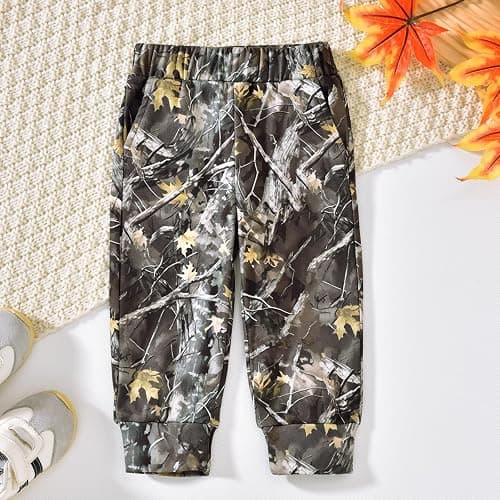 MINIFEIKO Toddler Baby Boys Camouflage Sweatsuit thumbnail 4