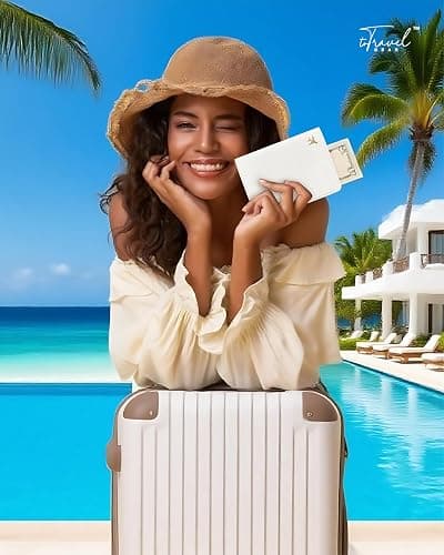 toTravelGear PU Leather Passport Holder Covers Case, Waterproof Rfid Blocking Travel Wallet Passport Holder(Cream) thumbnail 2