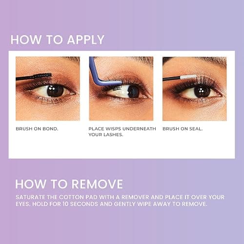 KISS Falscara DIY Eyelash Extension Remover with Natural Rosewater – Gentle Soothing Nourishing Eye Cleanser for Removal of Artificial False Synthetic Eyelashes, Lash Wisps, and Bond & Seal Adhesive thumbnail 2