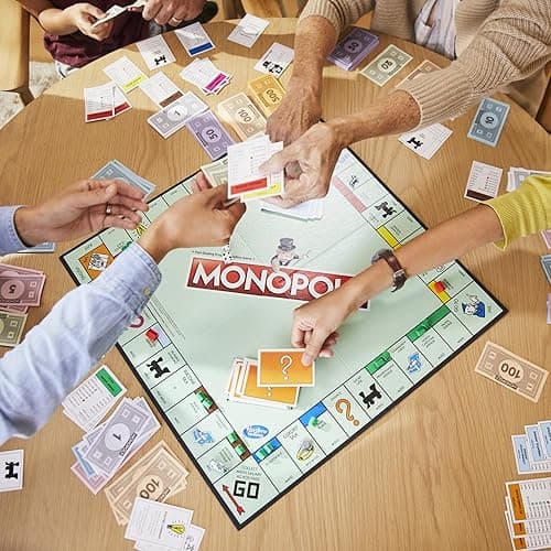 Monopoly Game, Family Board Games for 2 to 6 Players & Kids Ages 8 and Up, Includes 8 Tokens (Token Vote Edition) thumbnail 9