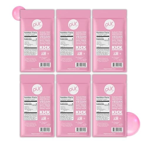 PUR Gum, Bubblegum, Xylitol Gum, No Artificial Flavor, 330 Count (6x55) thumbnail 3