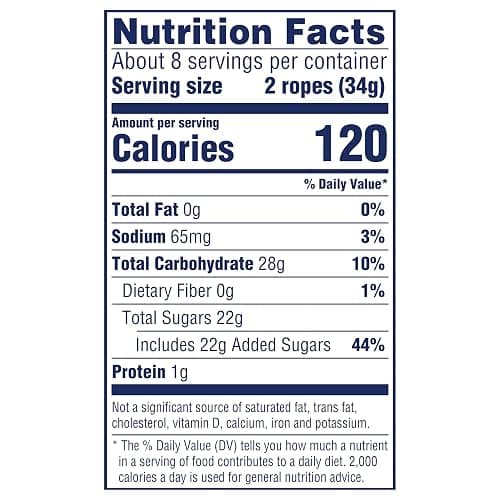 SweeTARTS Ropes, Candy, Watermelon Berry Collision, Soft and Chewy, 9 oz thumbnail 2