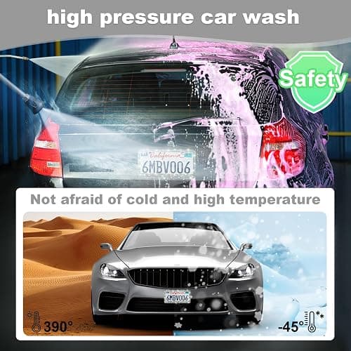 QUANQIUFEI 2 Pack Bling License Plate Frames for Women, Sparkly Rhinestone Diamond Car Accessories with Glitter Crystal Caps (Gilded Black) thumbnail 6