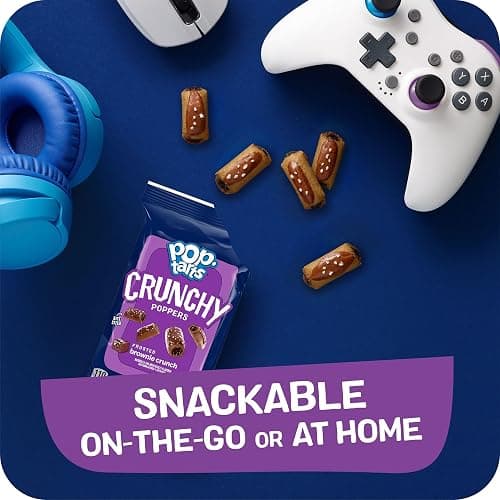 Pop-Tarts Crunchy Poppers Crunchy Filled Snack Pieces, Kids Snacks, On-the-Go Snacks, Variety Pack (3 Boxes, 15 Pouches) - Variety thumbnail 6