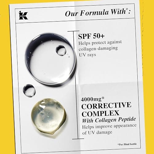 Kiehl's Better Screen UV Serum SPF 50+, Invisible Facial Sunscreen with Collagen Peptide, UV Filters to Shield UVA & UVB, Helps Correct Visible Signs of Aging, Boosts Skin Radiance thumbnail 7