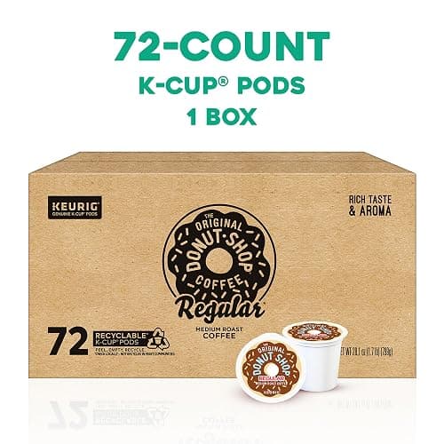 The Original Donut Shop Regular Keurig Single-Serve K-Cup Pods, Medium Roast Coffee, 72 Count thumbnail 2