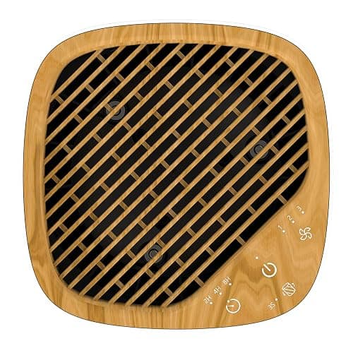 Russell Hobbs Air Purifier for Bedroom Home 100m ³/h CADR, 99.95% Carbon Filter Captures Bacteria, Allergies Odour, Dust, LED Display, Clean Air Mini Aroma White Scandi Wood Effect RHAP1032WDW thumbnail 9