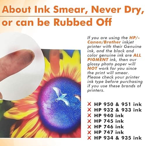 Koala Glossy Thin Inkjet Paper 8.5x11 Inches 100 Sheets Compatible with Inkjet Printer Use DYE INK 115gsm thumbnail 5