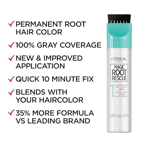 L’Oréal Paris Magic Root Permanent Hair Color, 10 Minute Hair Dye Kit to Rescue Roots with 100% Gray Hair Coverage, 7 Dark Blonde, 2 Pack (Packaging May Vary) thumbnail 3