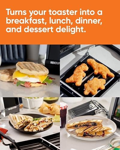 Revolution Toastie Press (Works With All Toasters) Conveniently Toast Delicious Grilled Cheeses, Quesadillas, and Paninis in Your Toaster thumbnail 7