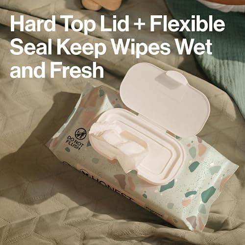 The Honest Company Hypoallergenic Multi-Use Baby Wipes for Sensitive Skin, Geo Mood, 288 Count thumbnail 5