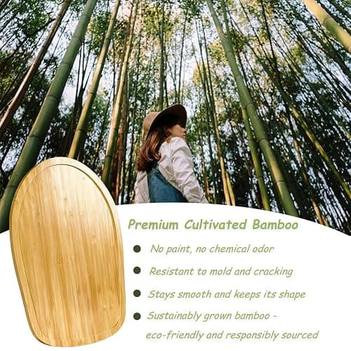 Bamboo Mixer Slider Compatible with KitchenAid 4.5-5 Qt Tilt-Head Stand Mixer, Appliance Sliding Mat Accessories for Kitchen Aid, Countertop Moving Tray Attachments Fits for KitchenAid Artisan thumbnail 4