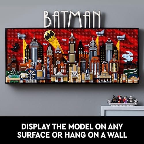 LEGO DC Batman: The Animated Series Gotham City Build and Display Adult Set with Minifigures, DC Collectible Gift for Fans of Super Hero Action and Adventure Movies, 76271 thumbnail 6