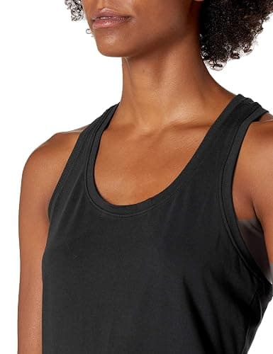 Amazon Essentials Women's Active Quick Dry Tech Stretch Racerback Scoop Neck Tank Top, Multipacks thumbnail 4