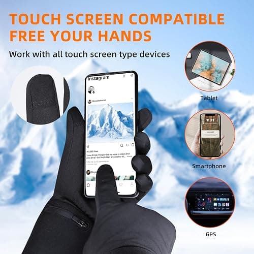 HEAT NICE Heated Glove Liners for Men Women, Rechargeable Battery Electric Heated Gloves, Winter Warm Glove Liners, Thin Gloves Riding Ski Snowboarding Hiking Cycling Hand Warmers thumbnail 4