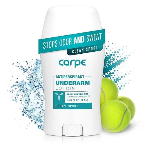 Carpe Deodorant Underarm Antiperspirant - Advanced Sweat & Odor Protection Formula - Sport Deodorant for Men & Women - Combat Excessive Sweating with Odor Control - Clean Sport Scent - Image 1